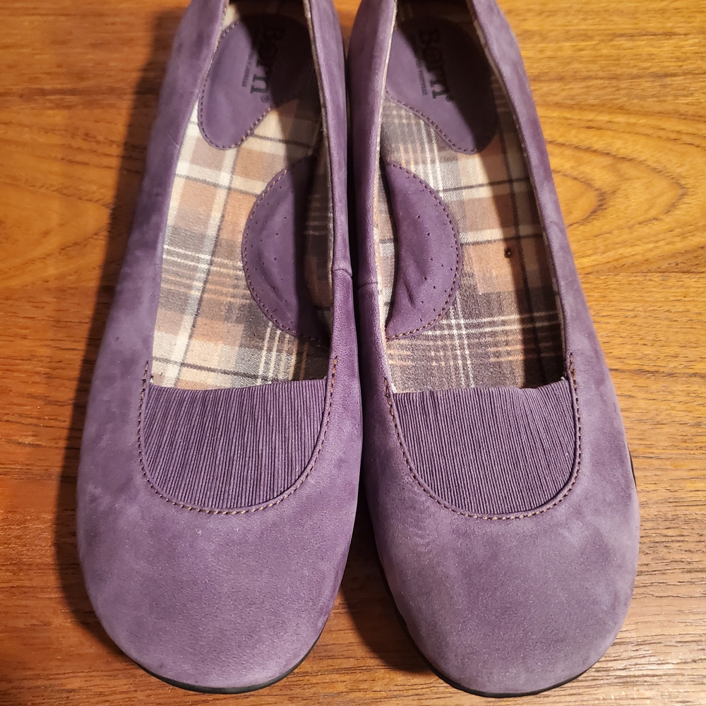 Born Lavender Suede Women's Flats